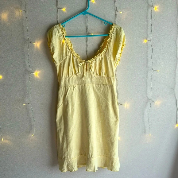 Cotton On Yellow Mini Dress 🌼​ - Picture 1 of 4